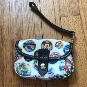 Disney Buttons Dooney & Bourke Wristlet